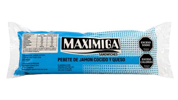 Sandwich Pebete Jamón y queso